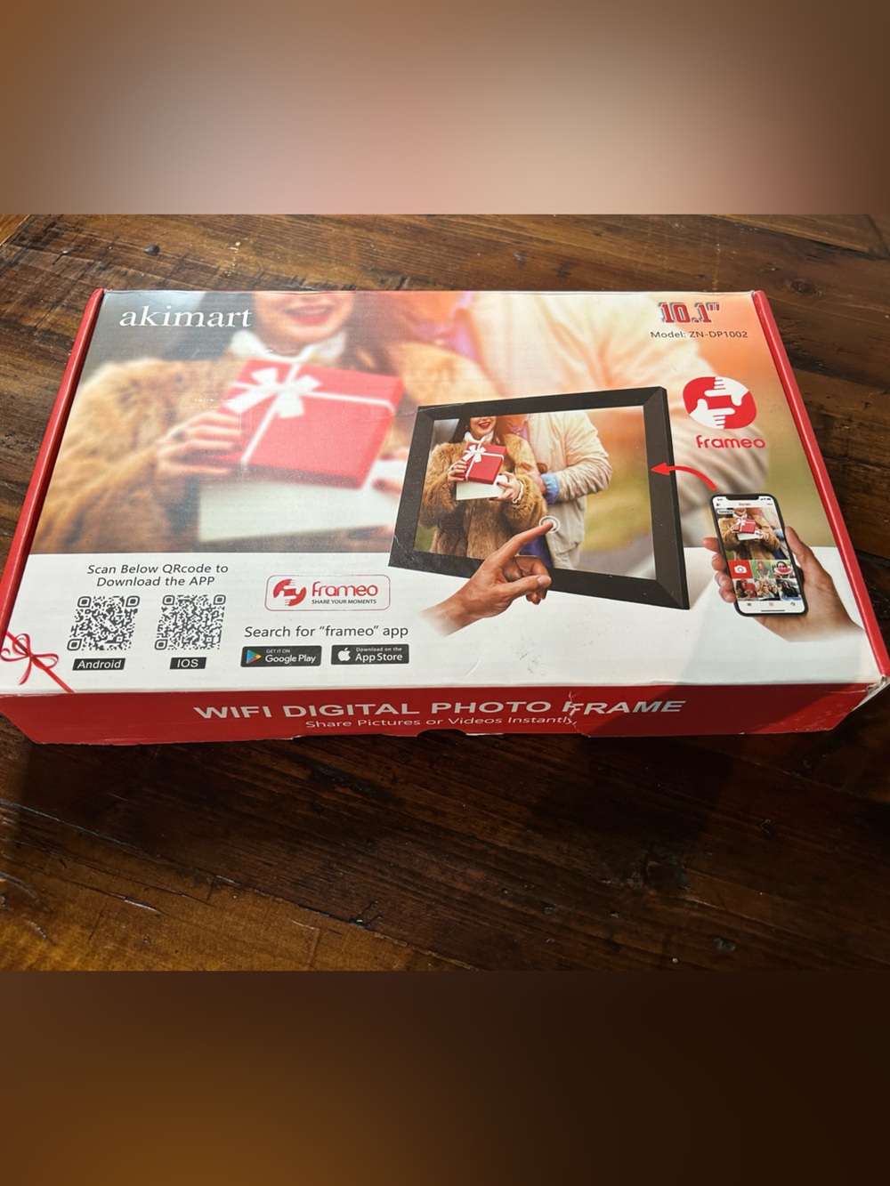 Akimart 10.1" WiFi Digital Photo Frame - Black